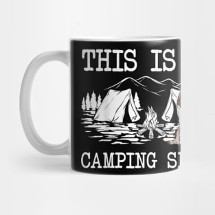 Campfire english springer spaniel dog Mug